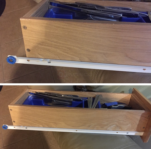 User submitted photos of a drawer slide.